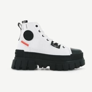 Palladium Womens 8.5 REVOLT HI TX Boot in Star White NEW